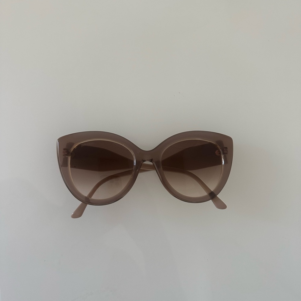 Jimmy Choo Brown Cat-Eye Sunglasses